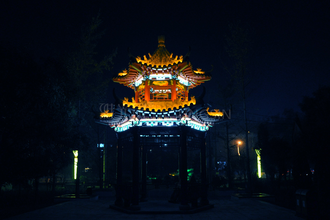 沂源拇指工程燈光景點(diǎn)