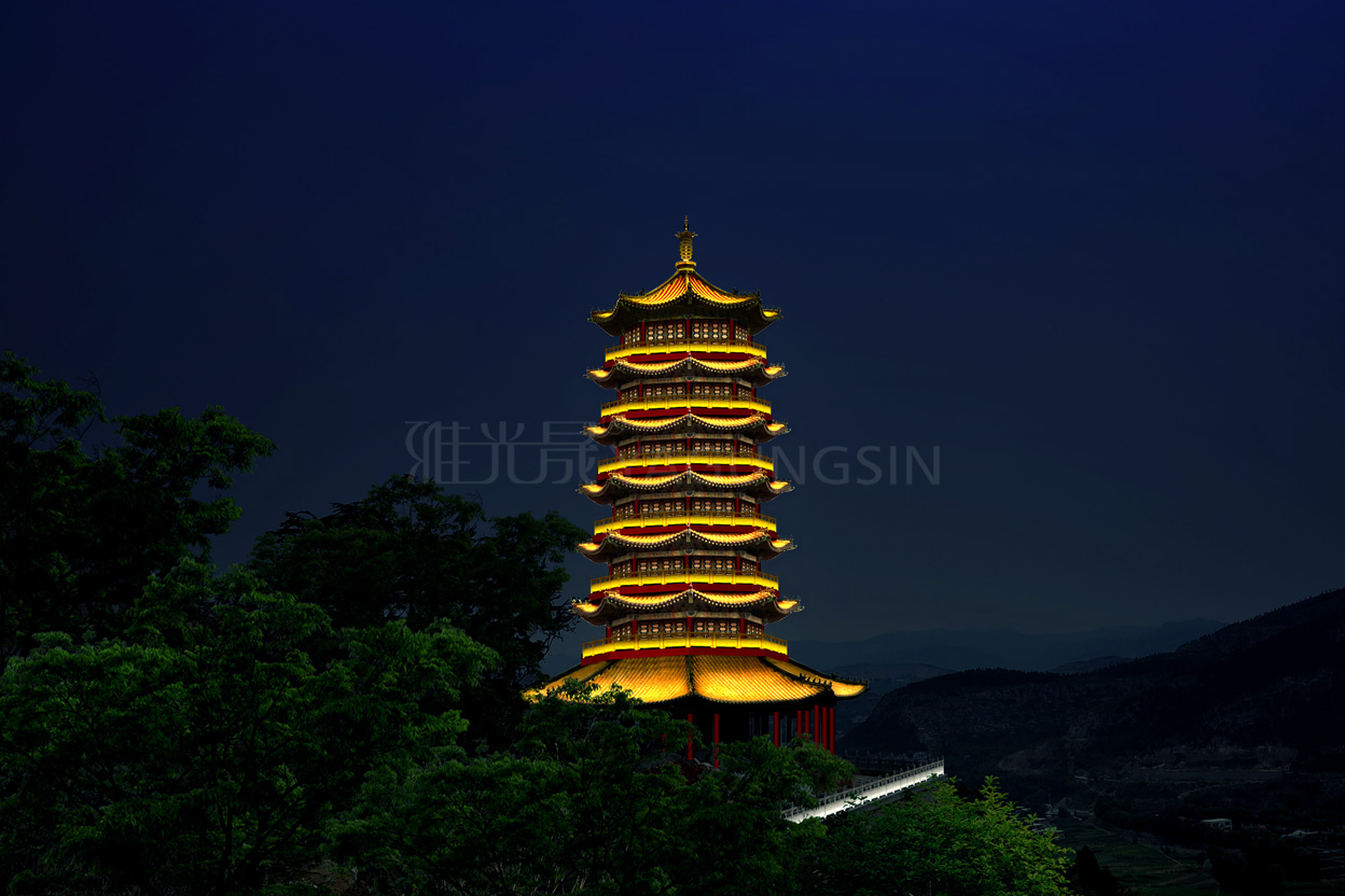 仿古塔照明設(shè)計