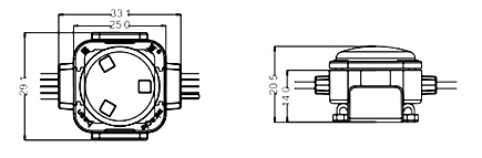二次防水點(diǎn)光源    YGPS-DA25H(圖2)
